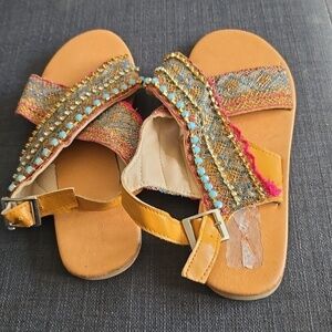 Women's  Strappy Buckle Ethnic Bohemia Beach Shoes